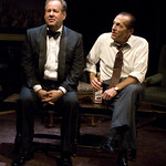 William Brown (Henry Kissinger) and Larry Yando (Nixon) in NIXON'S NIXON at Writers Theatre (2008). Photo by Michael Brosilow.
