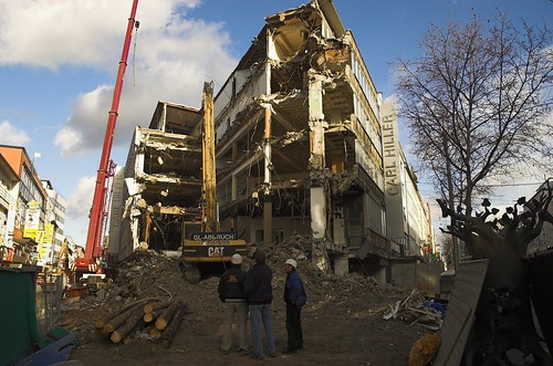 Demolition of Hiller on flickr