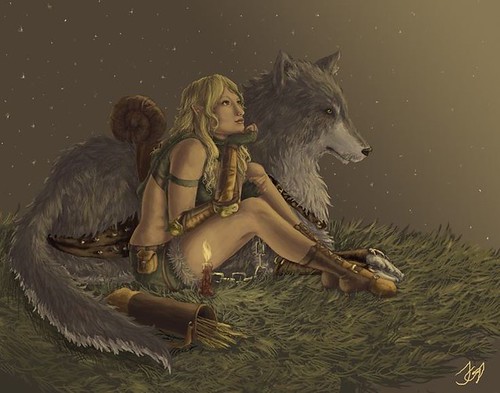 L'elfe et le Loup