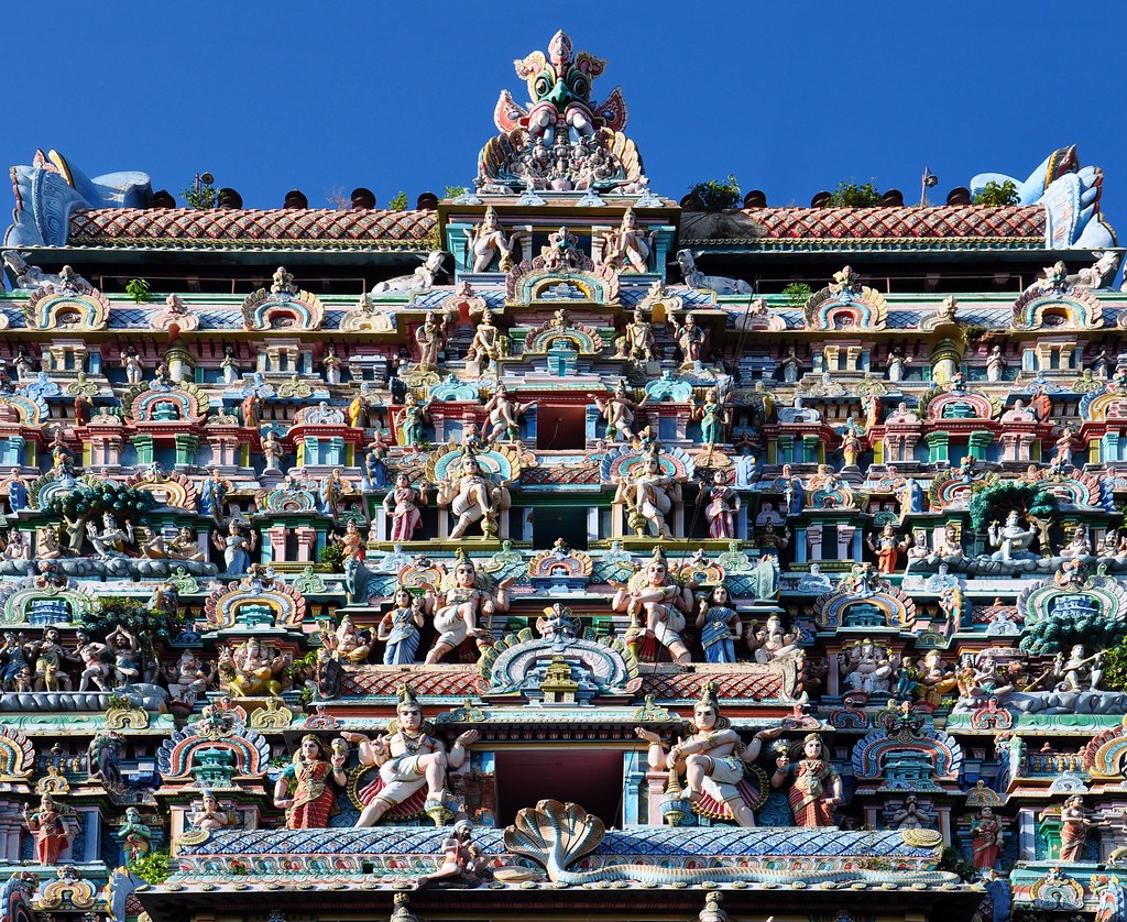 India - Tamil Nadu - Chidambaram - Nataraja Temple - Tower - 115