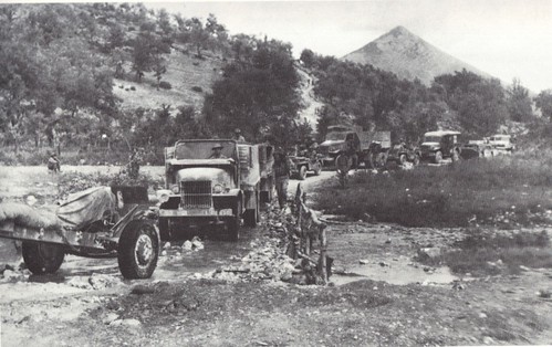 1944- Italie- 20 mai 44 la DFL couvre la DIA à l'attaque du Mont Leucio col part-Gaujac