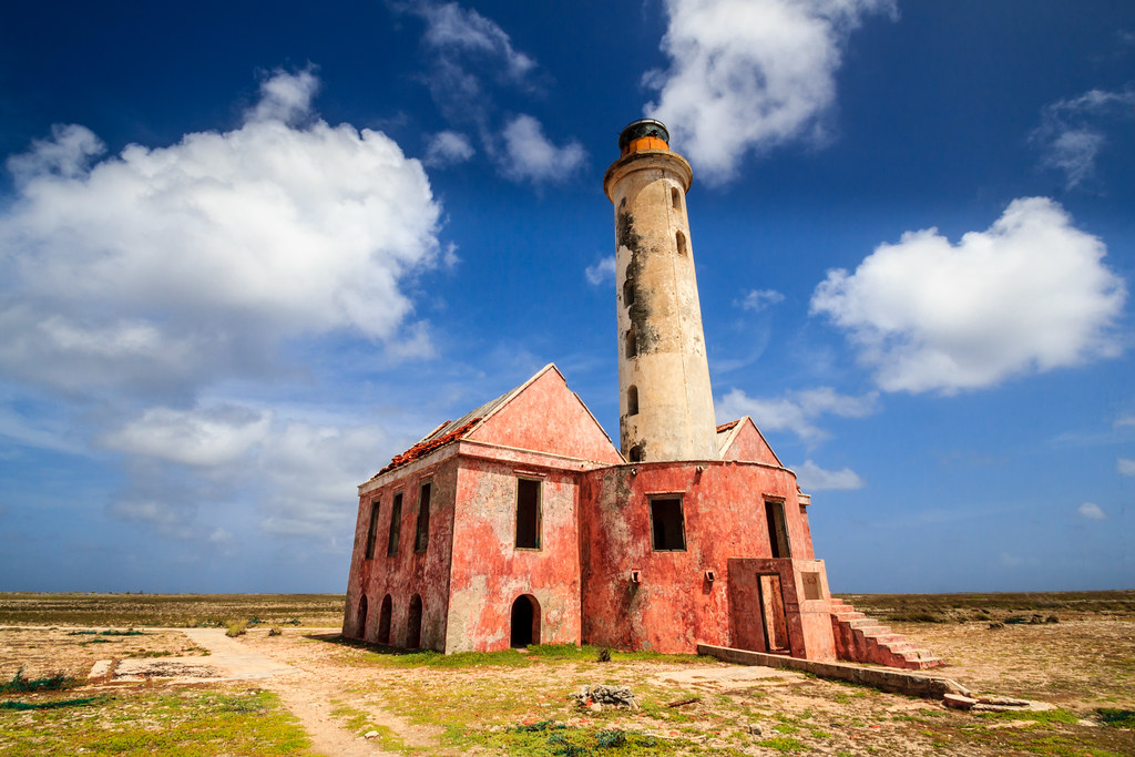 The lighthouse on Klein Curacao