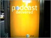 AT&T Podcast Ad on NYC Phone Booth