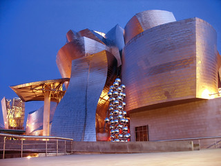 Guggenheim Museum Bilbao, Spain - Blue Hour Architecture