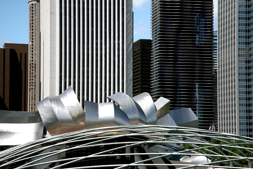 Chicago (ILL), Downtown, Lakeshore East : " skyline "
