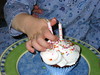 Iris's cupcake