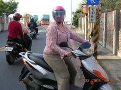 me on my moped