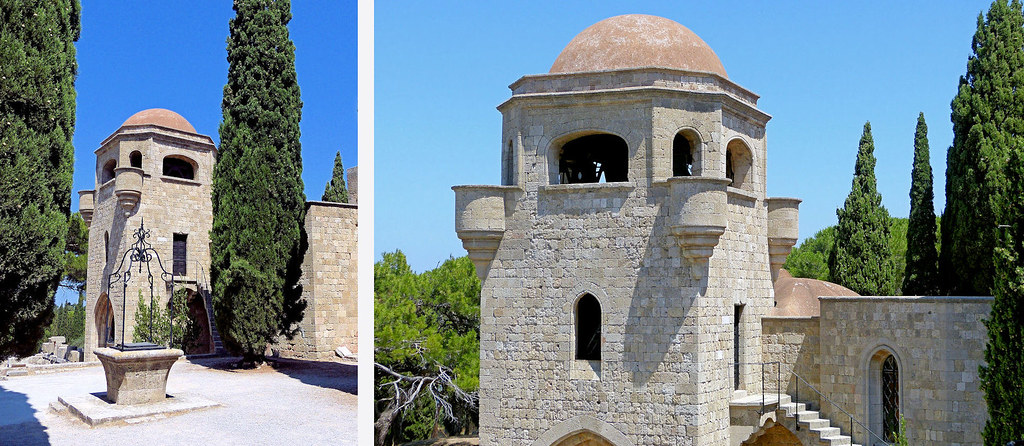 Clocher, monast&egrave;re de Fil&eacute;rimos