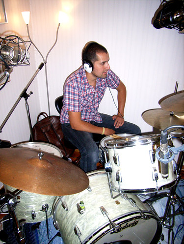 Me behind my drums