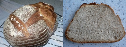 Brot nach Art eines Holzofenbrotes