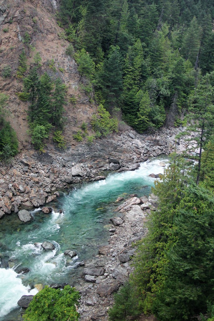 Fraser River Canyon from the Rocky Mountaineer, British Columbia, Canada