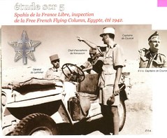 Spahis- 1942 - Capitaine de Courcel et général de Larminat
