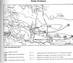 Carte El Alamein 1er RMSM