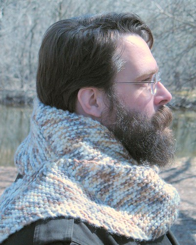 Danny modeling scarf