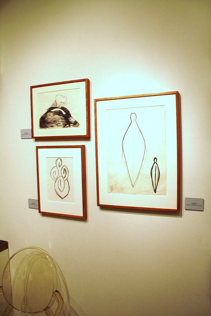 "Untitled" ('80 - '84), "Untitled" ('84) & "Untitled" (n.d.) by Ana Mendieta for "The Visible Vagina" at Francis M. Naumann Fine Art, NYC
