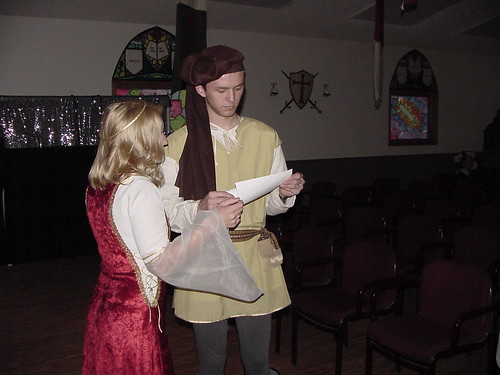 Jessica and David read the scroll