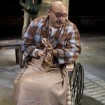 Patrick Andrews (Sam) and Joe Miñoso in DO THE HUSTLE at Writers Theatre. Photos by Michael Brosilow.