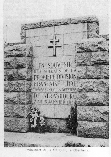 Obenheim- Monument 1ere DFL