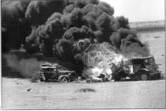 1942- Bir Hakeim- convoi britannique détruit en Libye