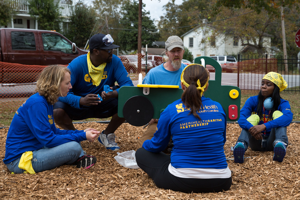 Coalition Builds New Playground in One Day for Chicora-Cherokee Community
