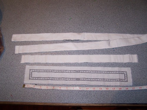 collar and cuff pieces
