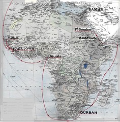 1941- Erythrée - carte vers Erythrée- col.Paul Chanoine