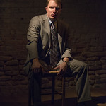 John Hoogenakker (Dermot) in PORT AUTHORITY at Writers Theatre. Photo by Michael Brosilow.