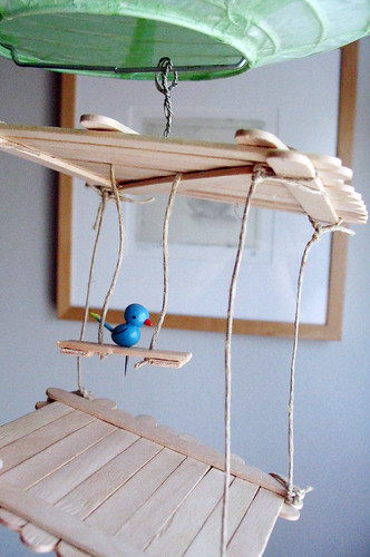 bird on a swing