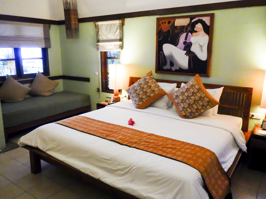 Our bungalow at Cocotinos Sekotong, a Boutique Beach Resort & Spa &mdash; in Lombok, Nusa Tenggara Barat, Indonesia.