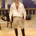 Brad Eric Johnson (Sergius Saranoff) in ARMS AND THE MAN at Writers Theatre.