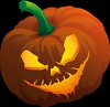Halloween citrouille logo