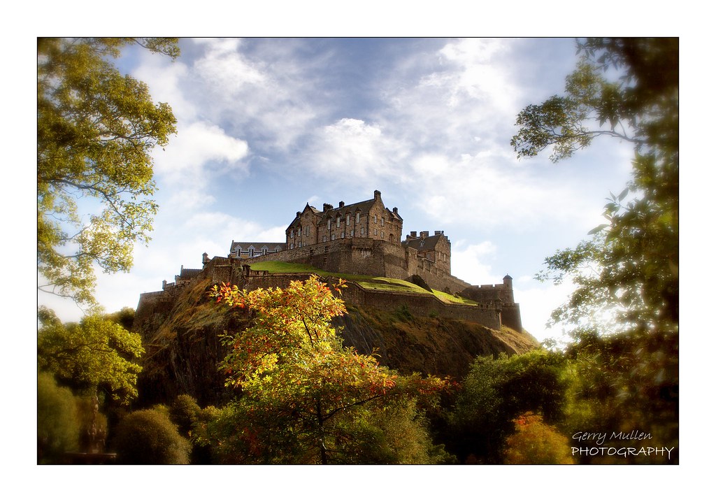 Edinburgh Castle from Princess Street Gardens