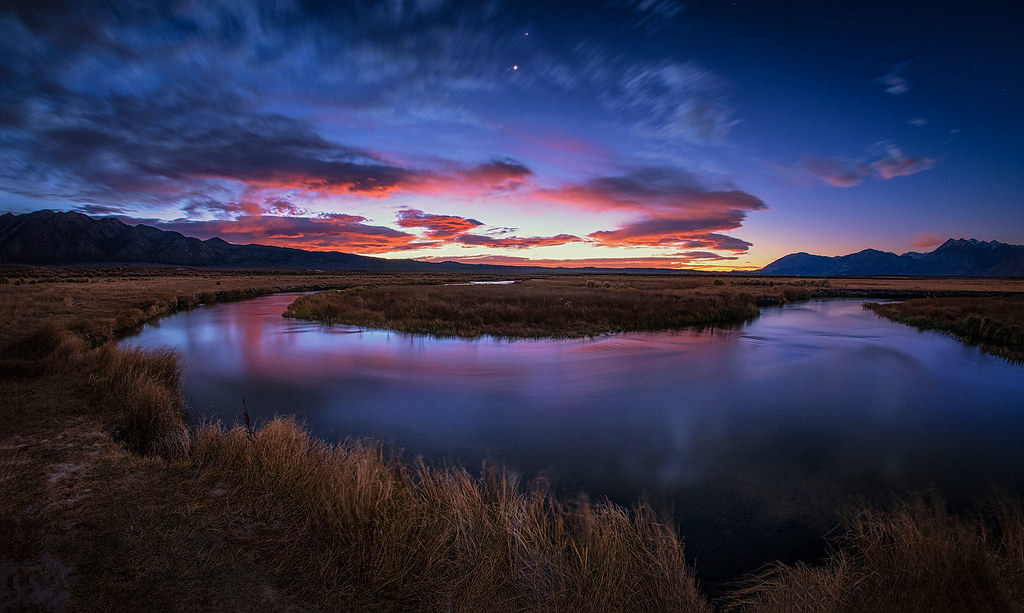 Blue Hour On The Owens River