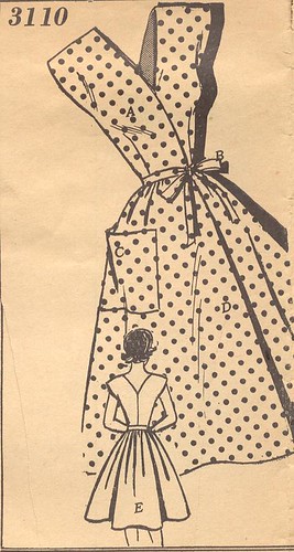Childs Dress, Apron &amp; Bonnet Sewing Pattern McCalls 4286 SZ 3
