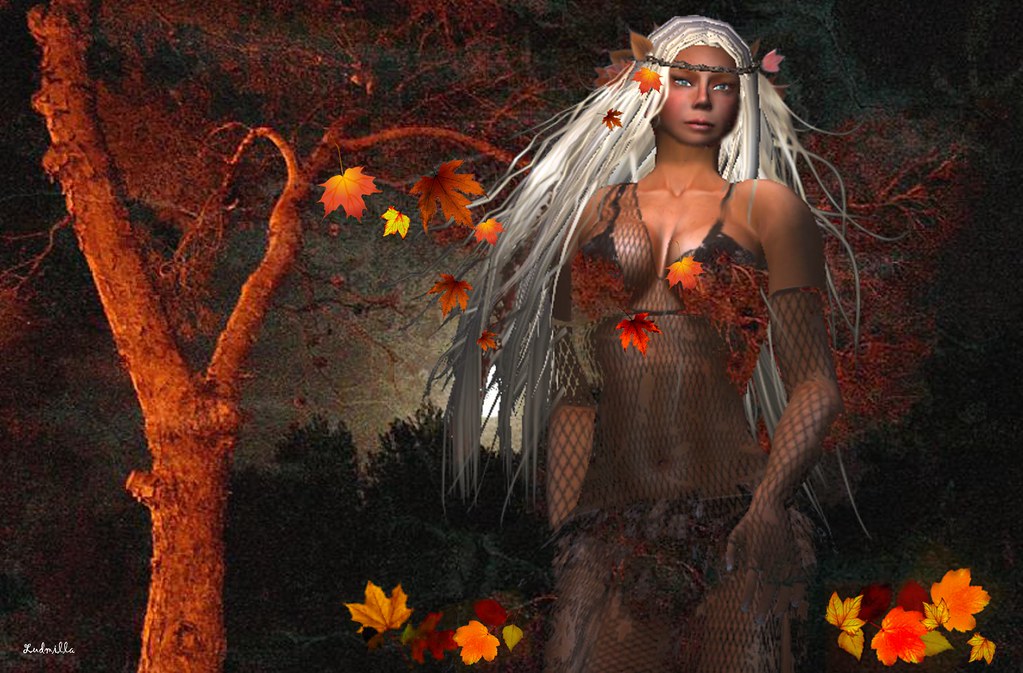 Autumn woman