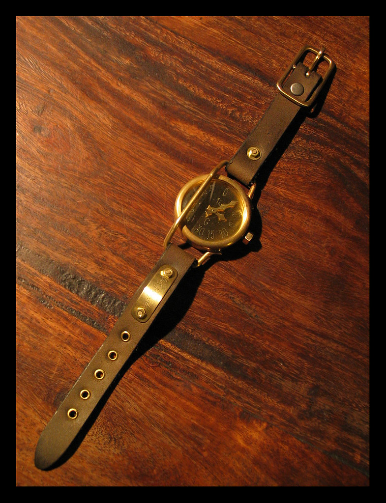Steampunk watch "Luna"