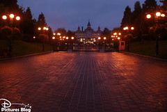 Parc Disneyland - avant l'ouverture
