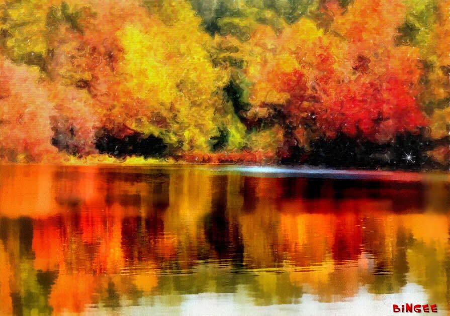 In Michigan, Winter is an etching, spring a watercolor, summer an oil painting and autumn a mosaic of them all