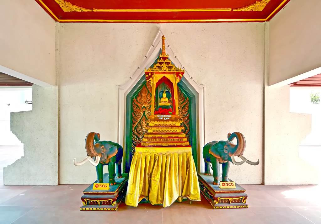 India - Uttar Pradesh - Kushinagar - Wat Thai Kushinara Chalermraj - 21