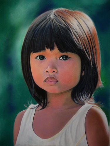Petite fille du Vietnam