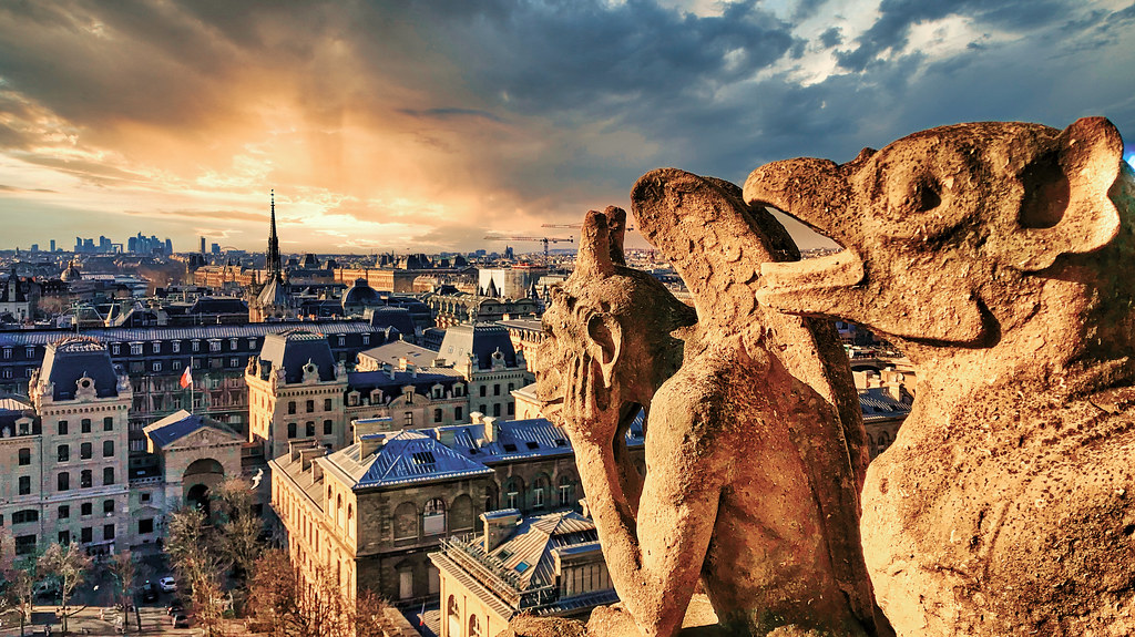 Memories of the roof of Notre Dame de Paris