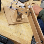 A hydraulic robot arm designed and made for “Project Lead the Way,” a robotics program at Patton High School in Morganton, North Carolina, led by educator Clay Nelson.