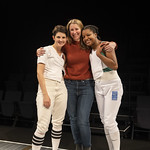 Mary Tilden (Athena), Director Jessica Fisch, & Aja Singletary (Mary Wallace)