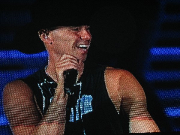 Kenny Chesney on video board
