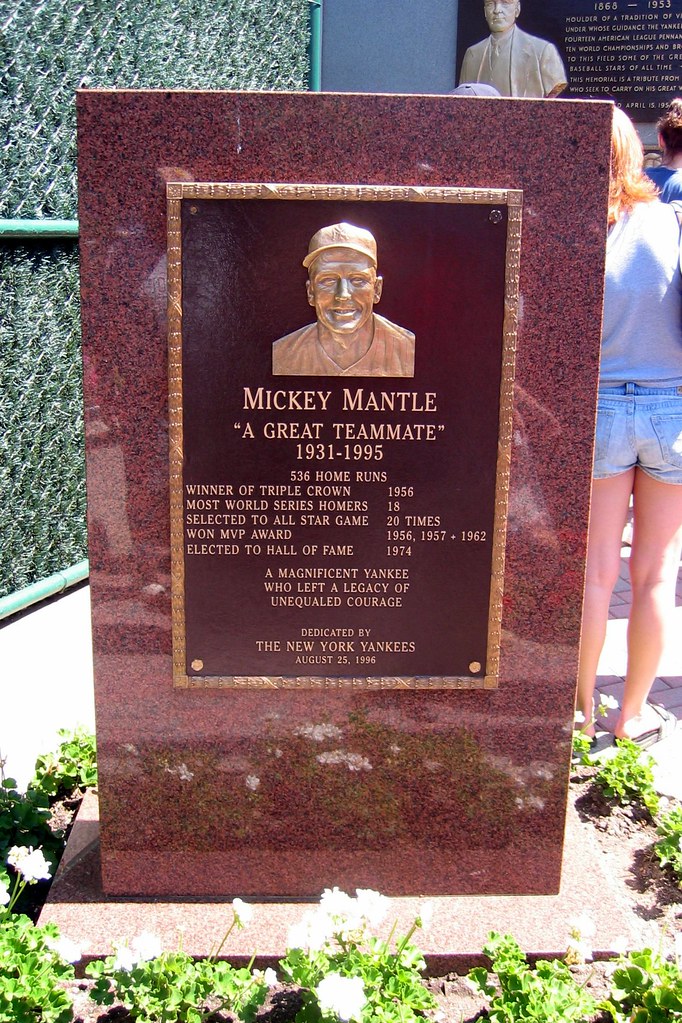 Yankee Stadium: Monument Park - Mickey Mantle Monument