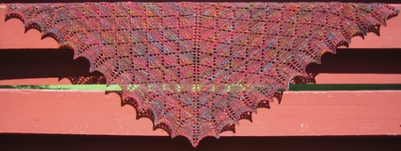 Forest Canopy Shoulder Shawl - Wendy Knits
