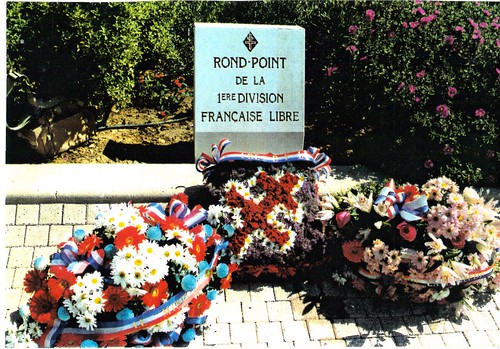 Rond-point de la 1ere division française Libre- La Farlède 25 mai 1996 - Fonds Pierre Tropet