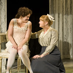 Kristen French and Brianna Borger in A LITTLE NIGHT MUSIC at Writers Theatre. Photo by Michael Brosilow.