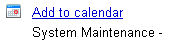 Add to Calendar - Google Mail