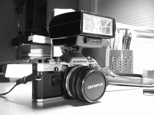 Fotocamera Olympus OM Electronic flash TTL Auto Cavo T DIRITTA 5m 